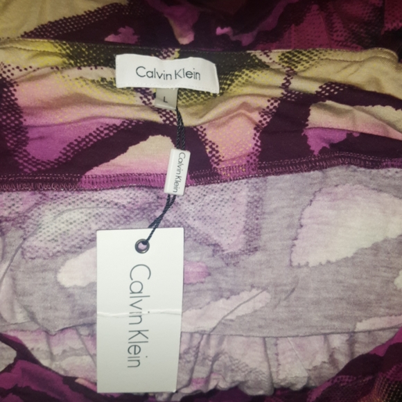 💜HP💜NWT Calvin Klein Pomegranate Multi Tank Top💜 - Picture 8 of 12